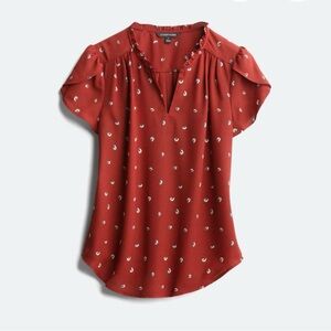 41 Hawthorn Poppy Tulip sleeve blouse NWT - M